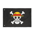 Straw Hat Skull crossbones Flag | Double-Sided Pirate Banner