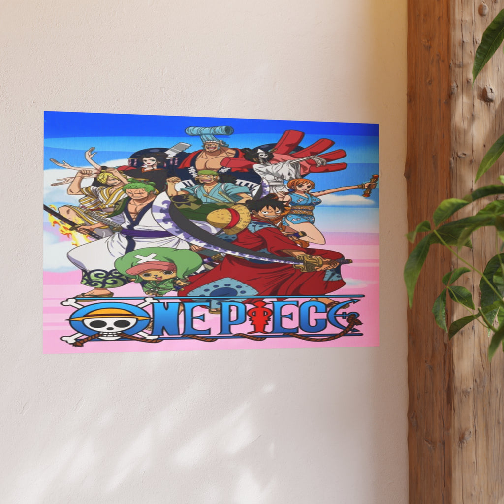 One Piece Straw Hat Crew Poster | Satin or Archival Matte