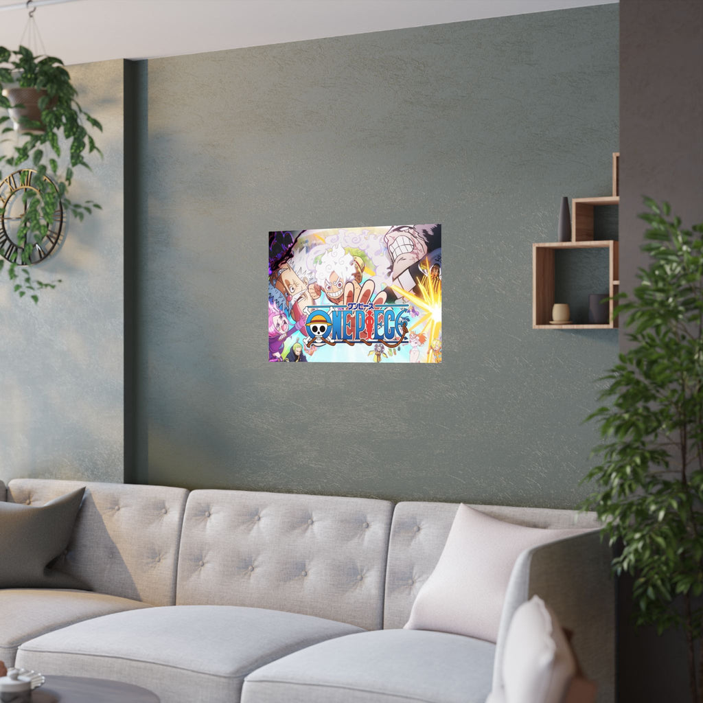 One Piece Anime Logo Satin Poster | 210gsm