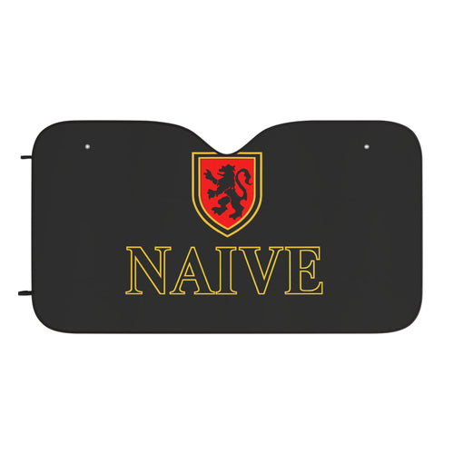 Car Sun Shade — "NAIVE" Crest Design