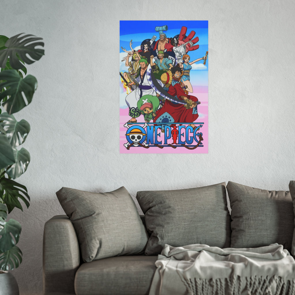 One Piece Straw Hat Crew Poster | Satin or Archival Matte