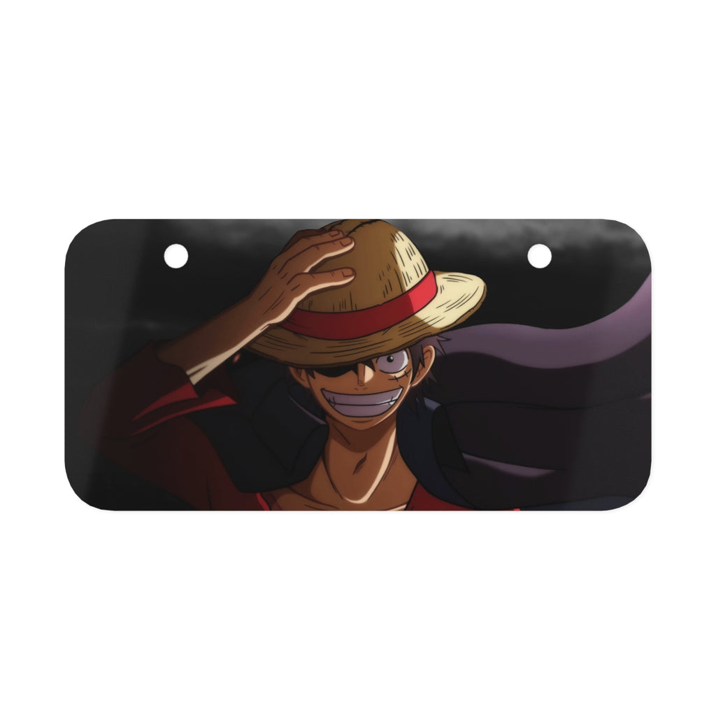 Mini License Plate — Anime Pirate Straw Hat Design
