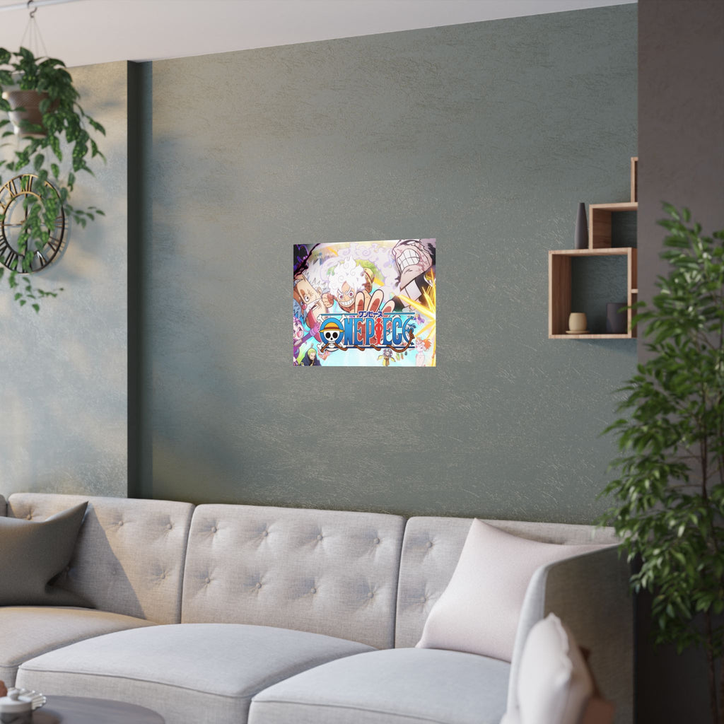 One Piece Anime Logo Satin Poster | 210gsm
