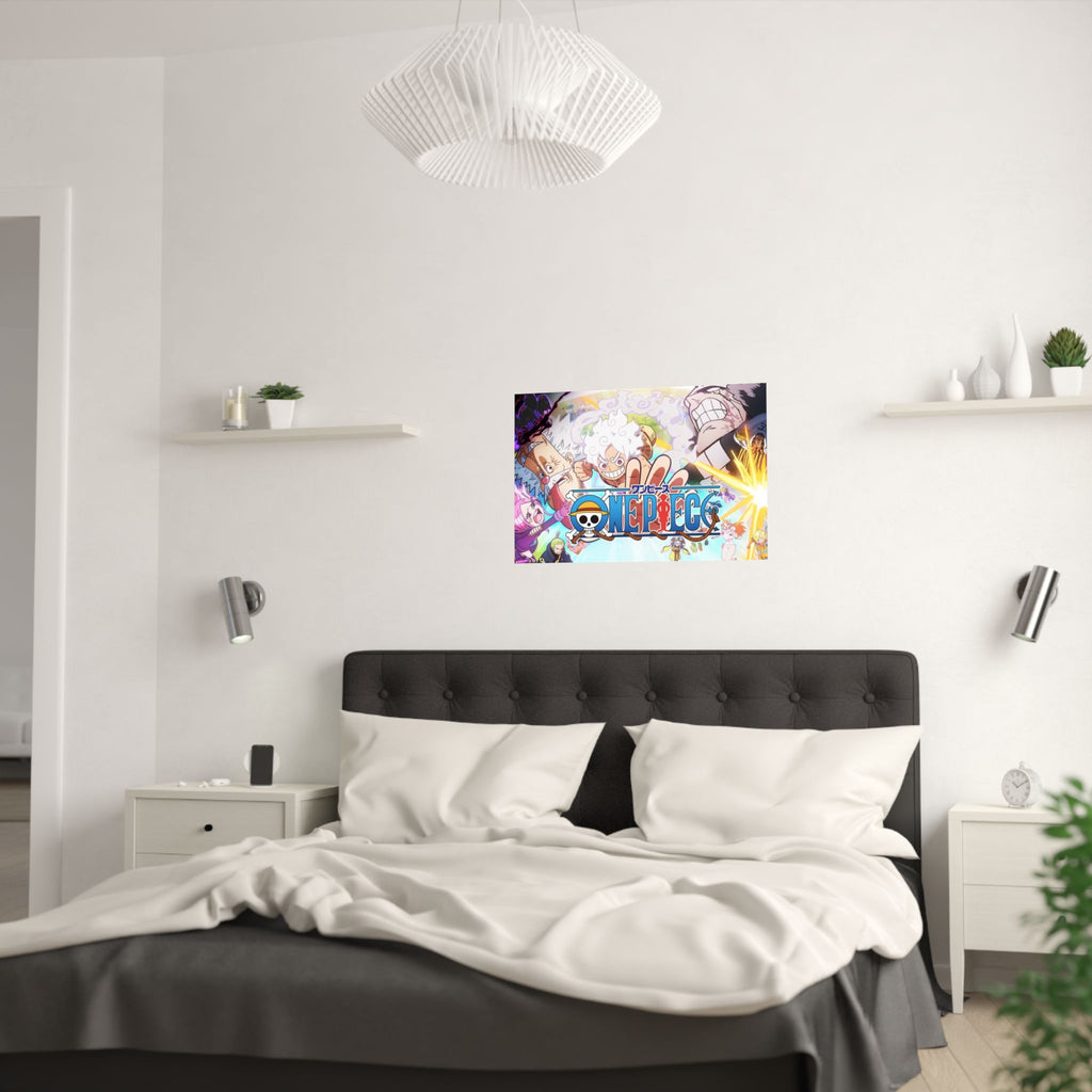One Piece Anime Logo Satin Poster | 210gsm