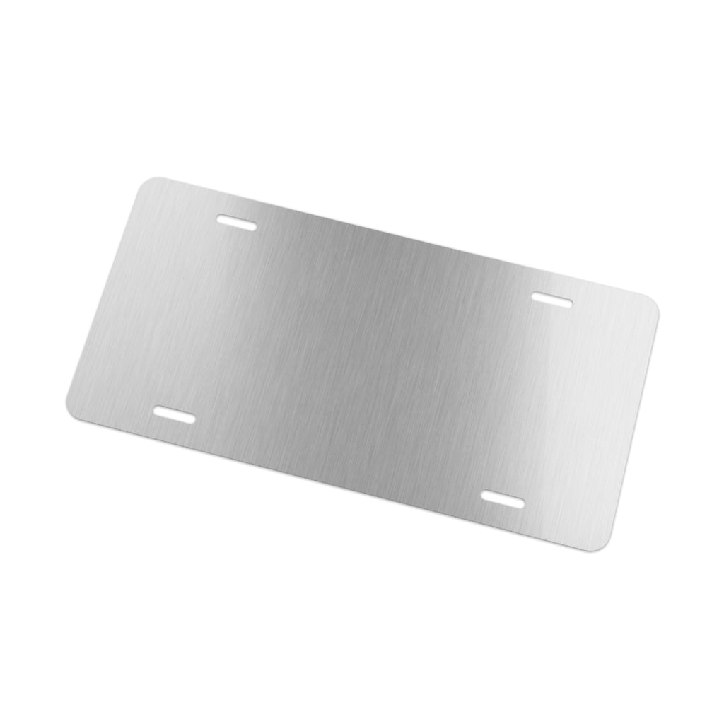 Naive Vanity License Plate — Black Shield Emblem Decorative Plate