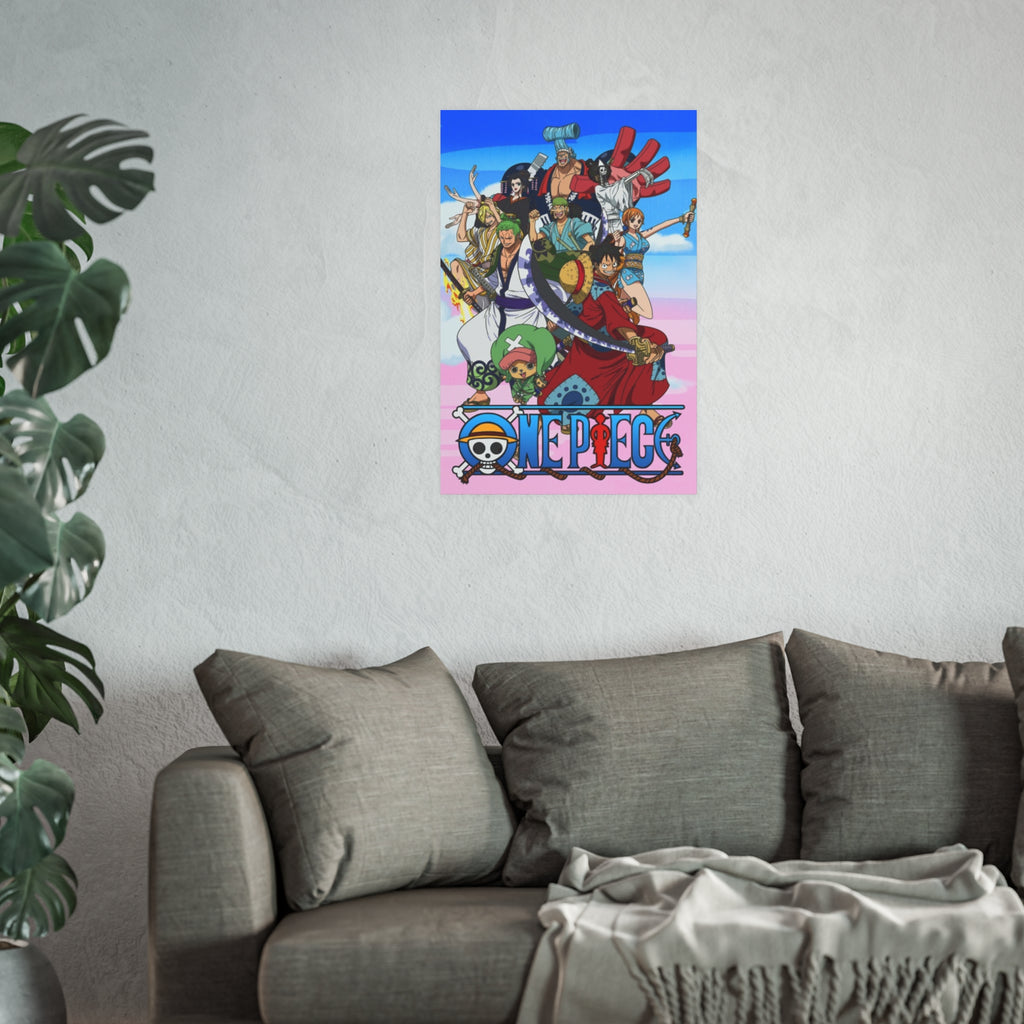 One Piece Straw Hat Crew Poster | Satin or Archival Matte