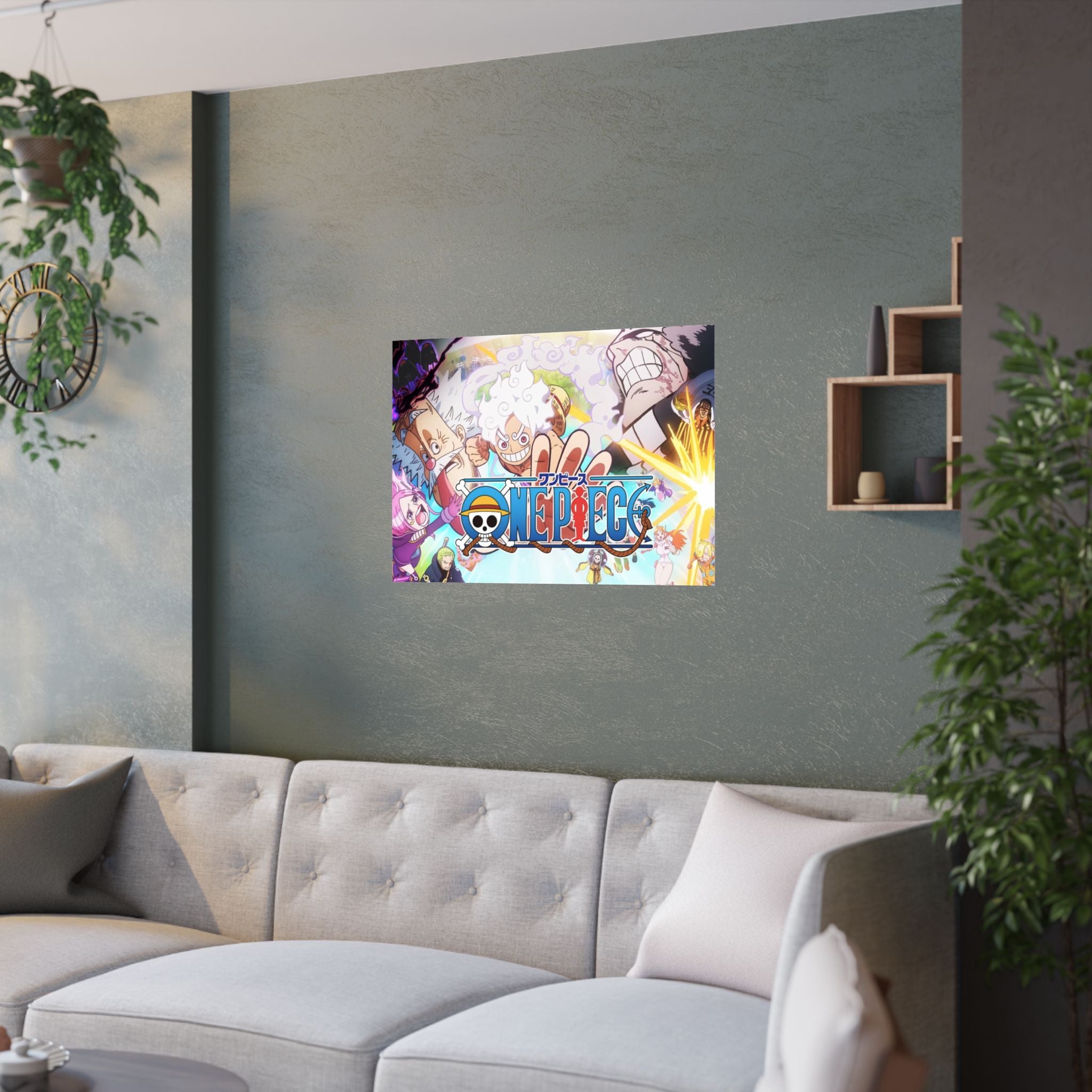 One Piece Anime Logo Satin Poster | 210gsm