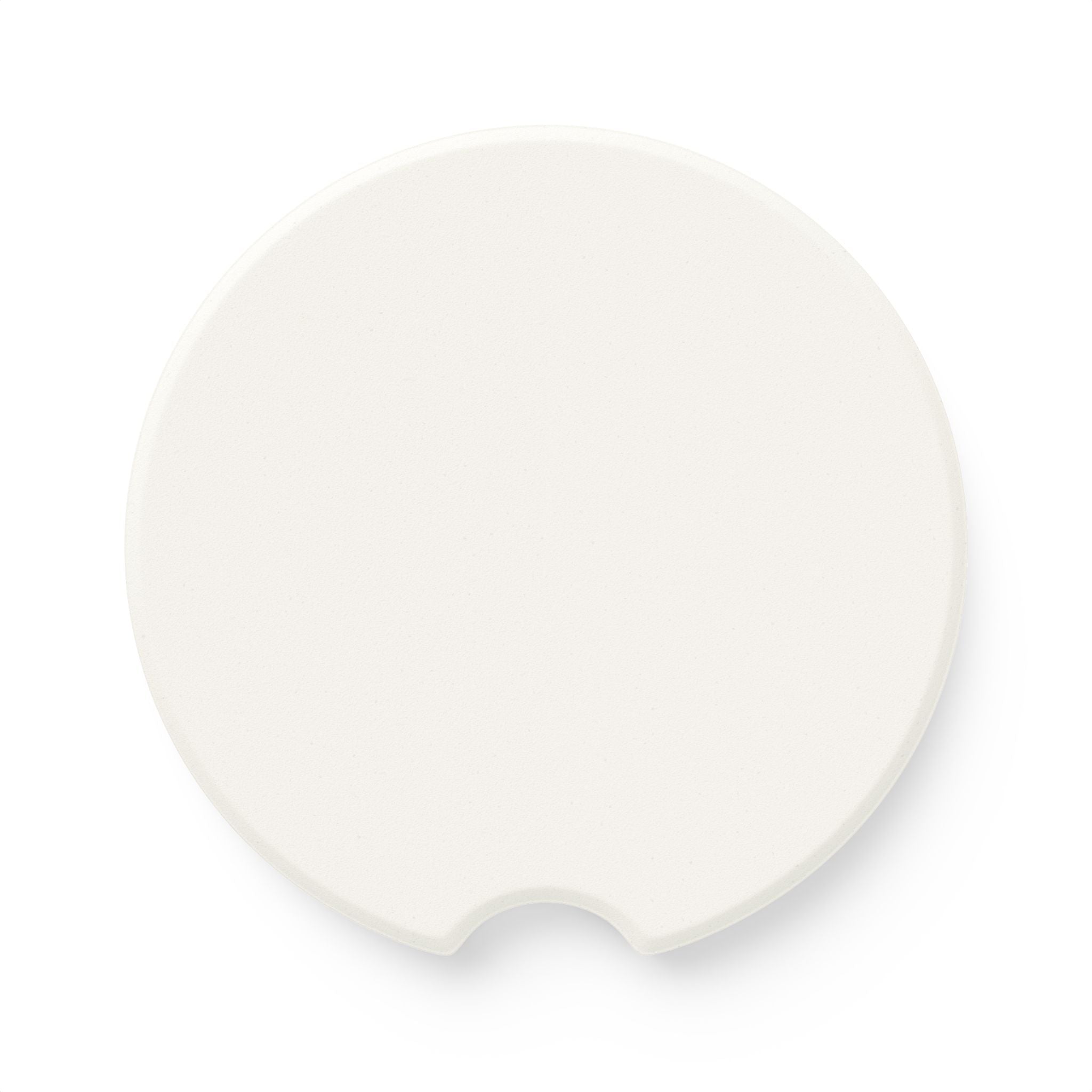 Soapstone Car Coaster — Naïve Crest Round Car Cup Holder Insert