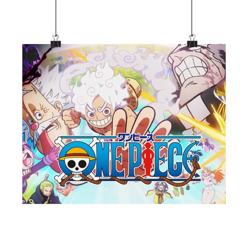 One Piece Anime Logo Satin Poster | 210gsm